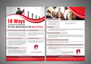 Brochure Design by debdesign for Red Flame Marketing | Design: #12688856