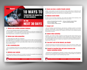 Brochure Design by innovative earth for Red Flame Marketing | Design: #12606544