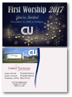 First Worship 2017 (an advertisement for a  musical  Christian presentation) | Diseño de Postal por citygirl17