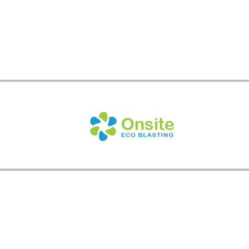 Logo Design by Tere G artwork for Onsite Eco Blasting | Design #12582896