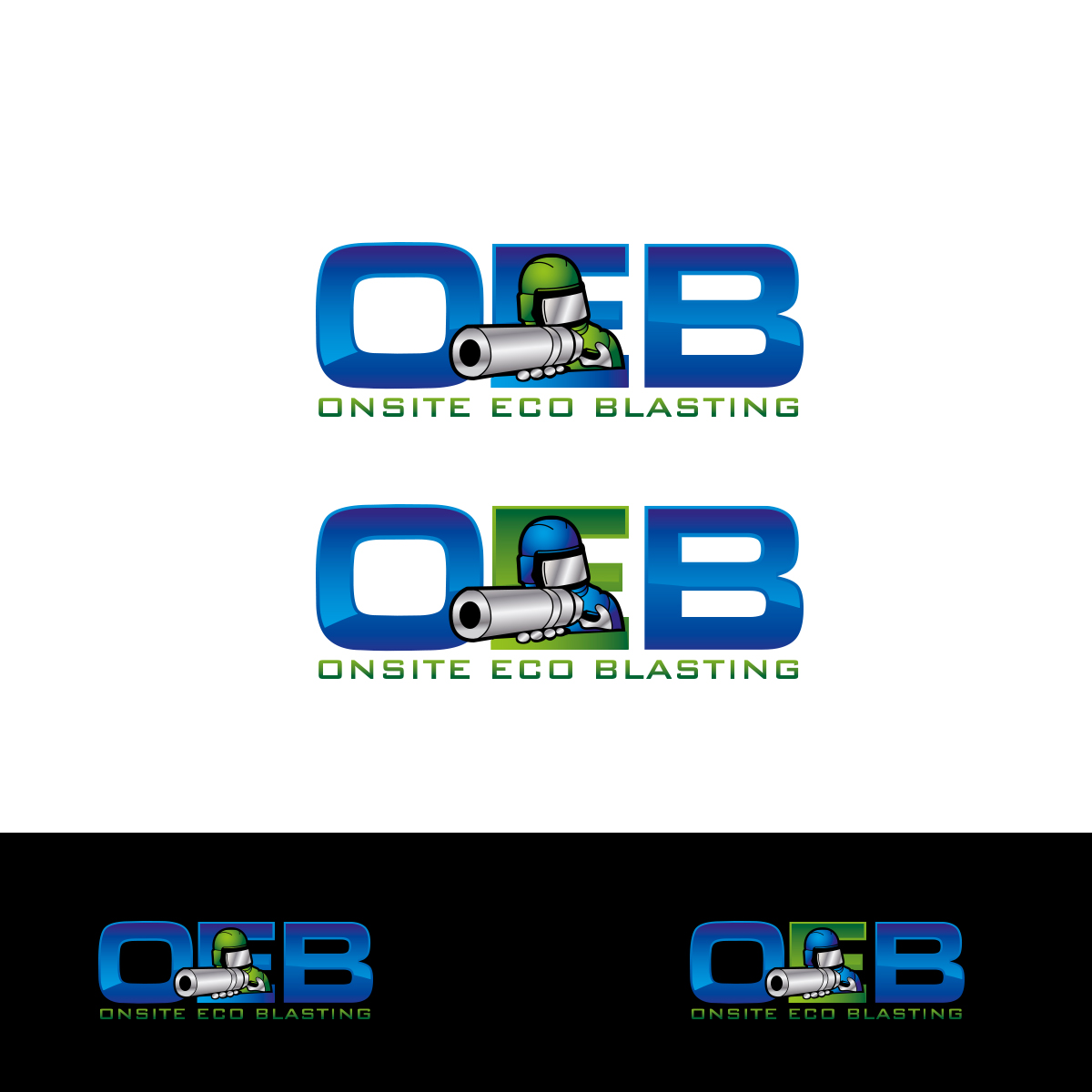 Logo Design by graphicancers for Onsite Eco Blasting | Design: #12628217