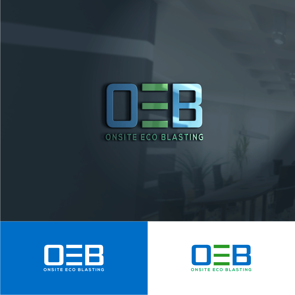 Logo Design by MKR for Onsite Eco Blasting | Design #12579915