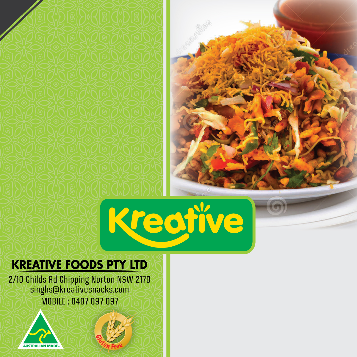 Design Étiquette par Impressive Sol pour Kreative Foods Pty Ltd | Design #12642613