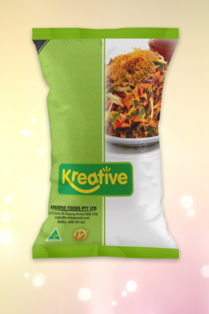 Diseño de Etiqueta por Black Stallions Impressive Solutions para Kreative Foods Pty Ltd | Diseño #12642615