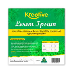 Label Design by debdesign for Kreative Foods Pty Ltd | Design: #12632255