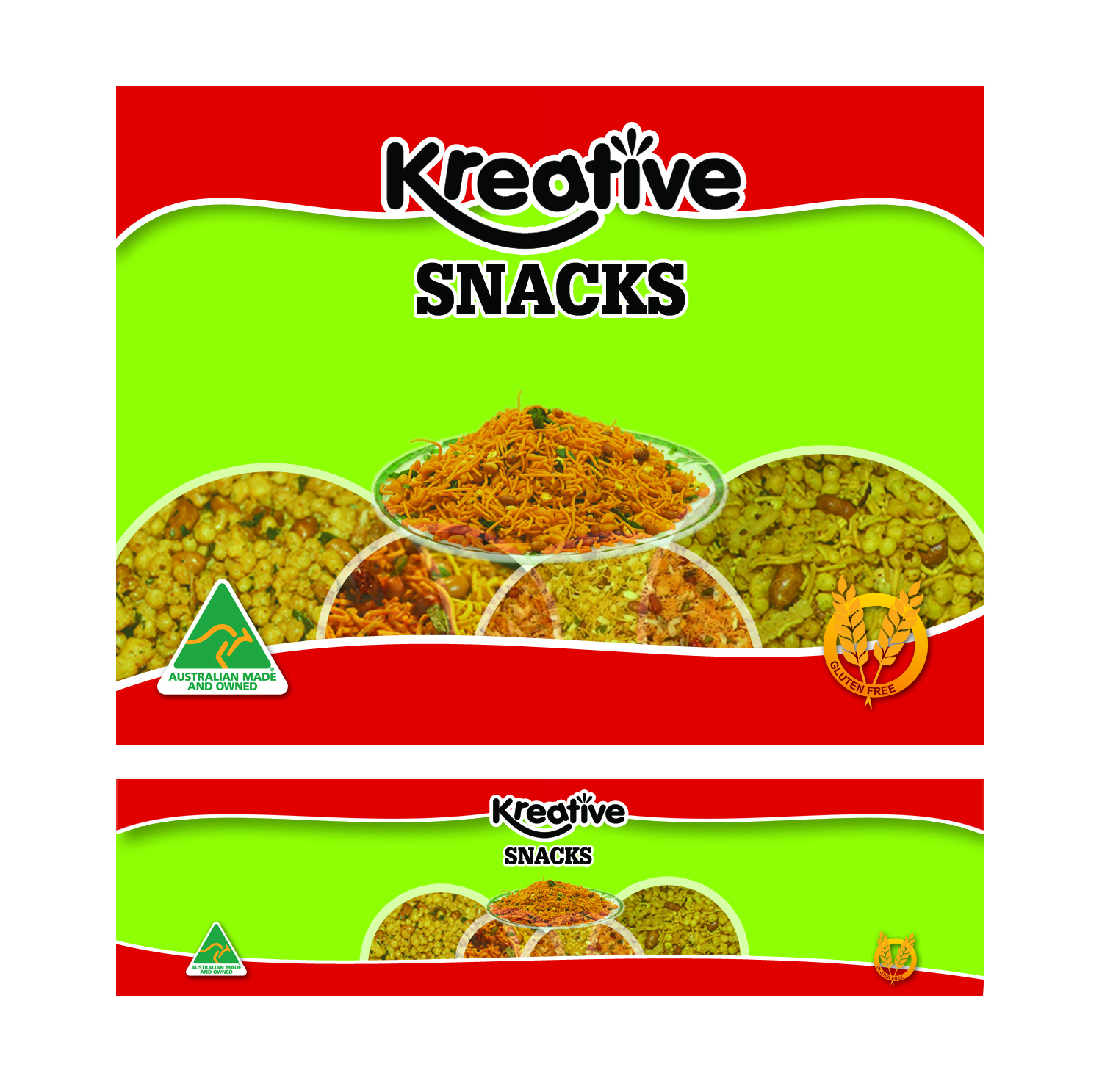 Label Design by artdot for Kreative Foods Pty Ltd | Design #12663907