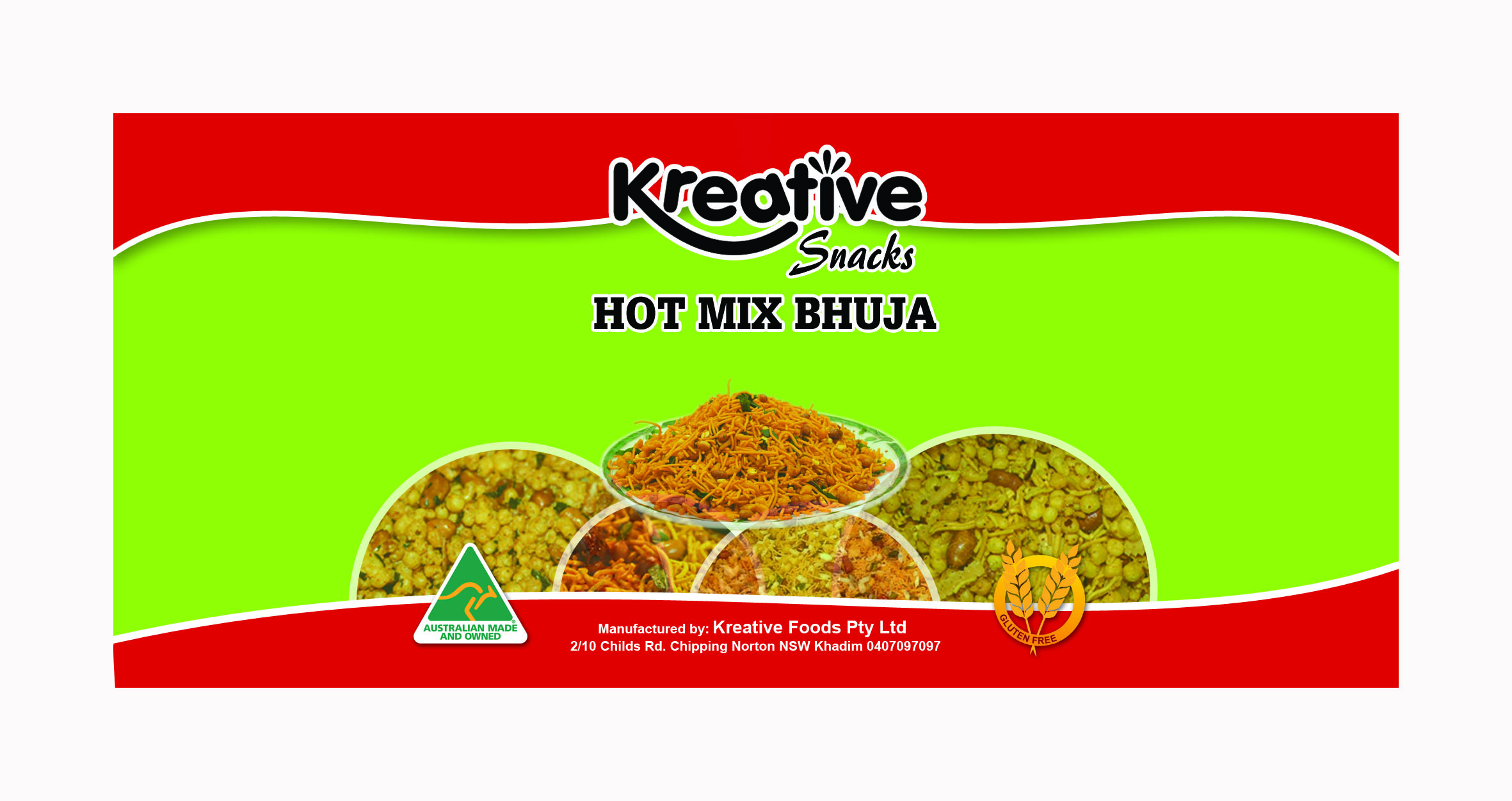 Label Design by artdot for Kreative Foods Pty Ltd | Design #12683129