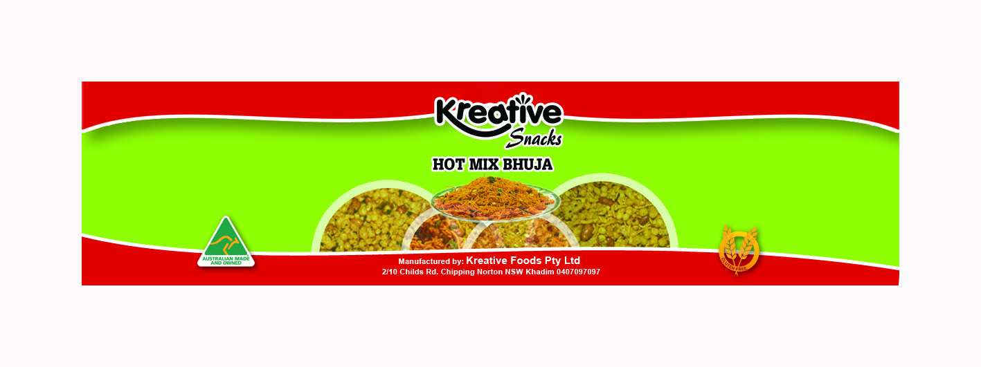 Diseño de Etiqueta por artdot para Kreative Foods Pty Ltd | Diseño #12683463