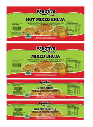 Label Design by artdot for Kreative Foods Pty Ltd | Design: #12925960