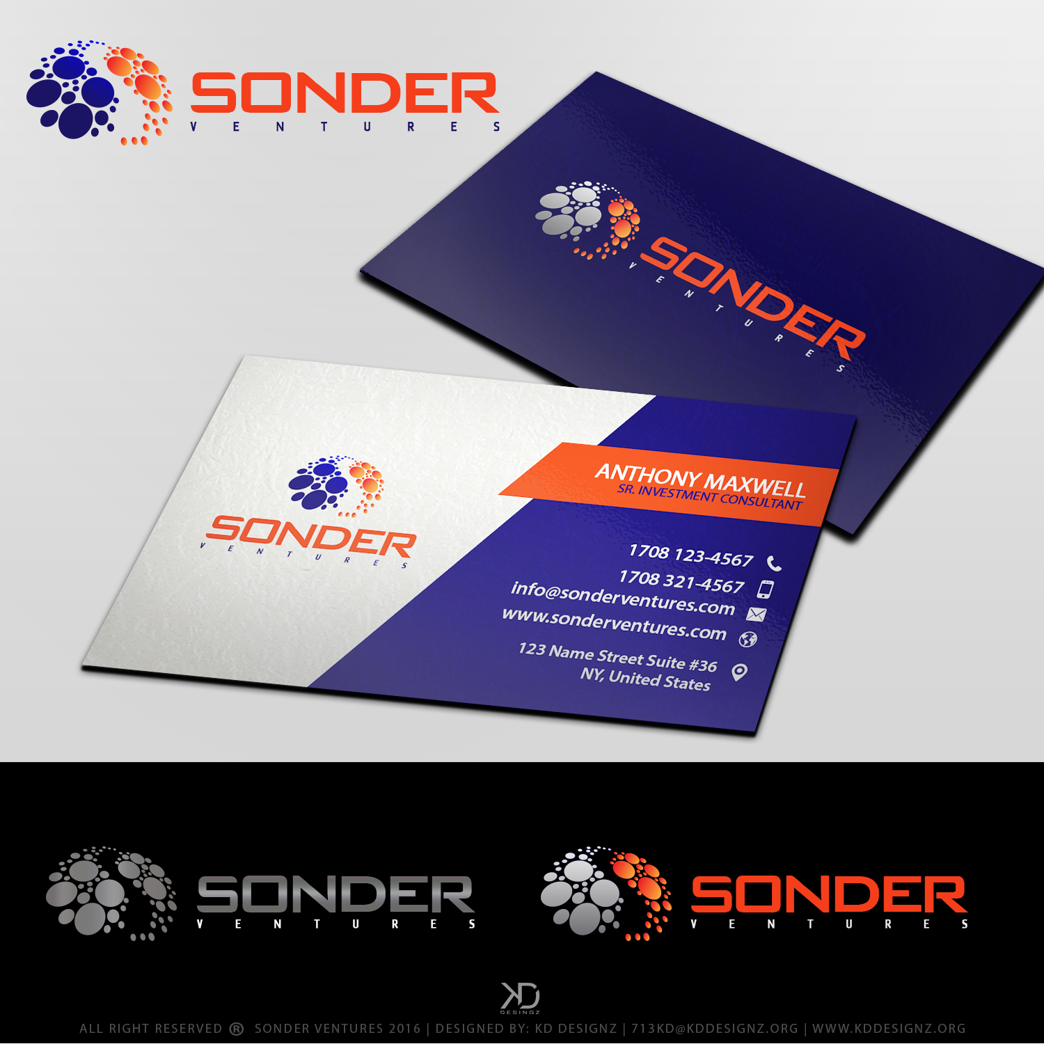 Logo Design by KD Designz for Sonder Ventures Pte Ltd | Design #12673861