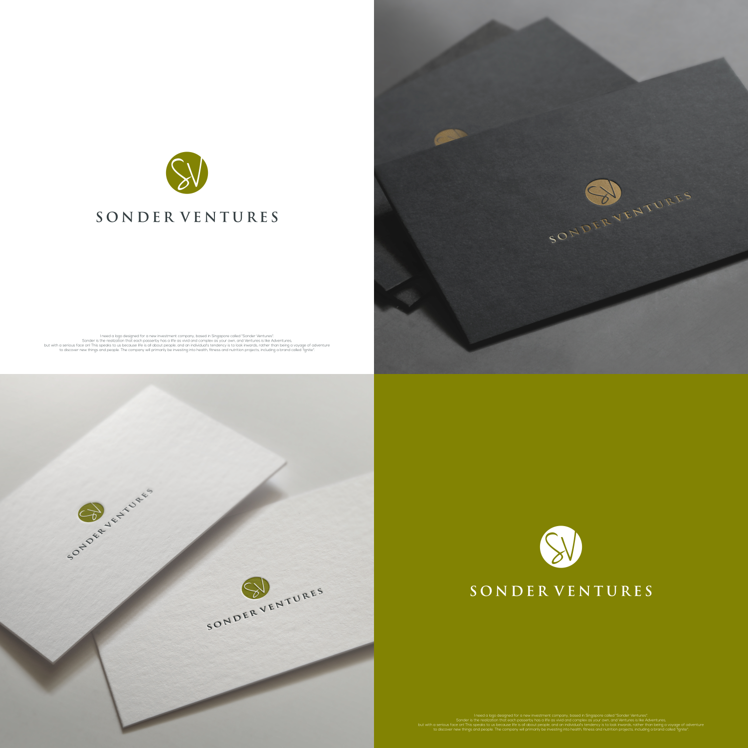 Design de Logo par jenggot_merah_ pour Sonder Ventures Pte Ltd | Design #12670842