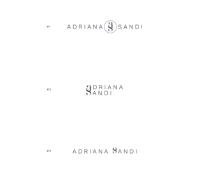 Logo-Design von Vetroff für Adriana Sandy | Design: #12691217