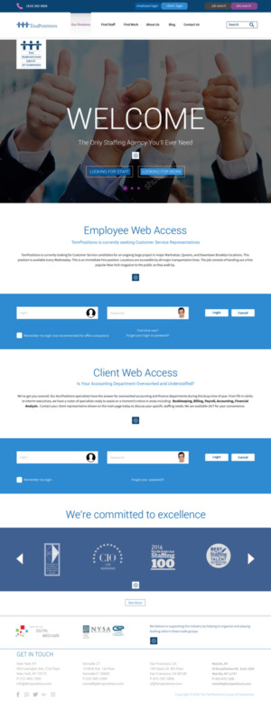Web-Design von Jyotsna für TemPositions | Design: #12651428