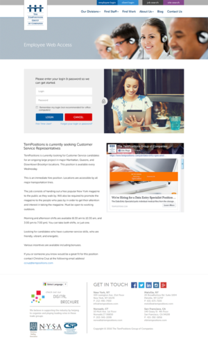 Web-Design von RupalTechno für TemPositions | Design: #12641585