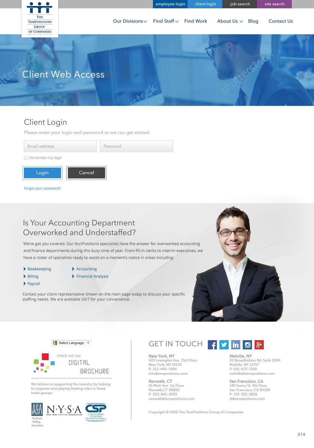 Web Design by pb for TemPositions | Design #12603087