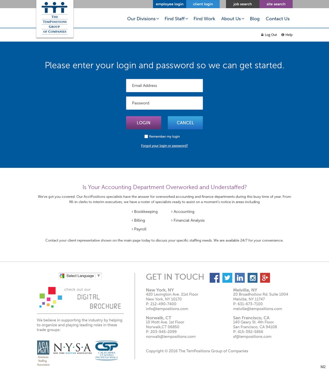 Web Design by pb for TemPositions | Design #12603088