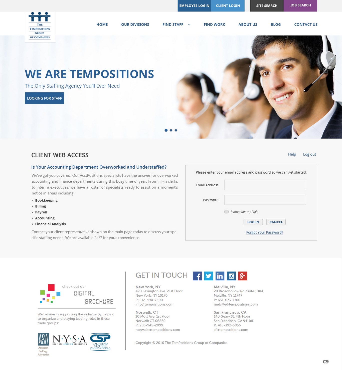 Web Design by pb for TemPositions | Design #12603091