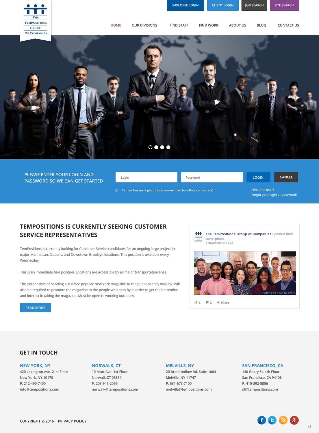 Diseño Web por pb para TemPositions | Diseño #12621308