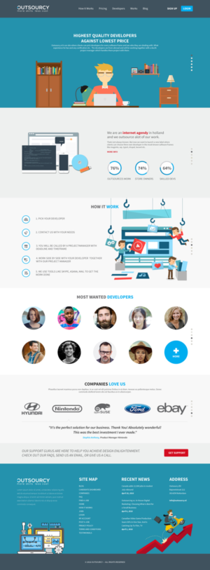 Diseño Web por duynt0407 para Hypemedia | Diseño: #12716469