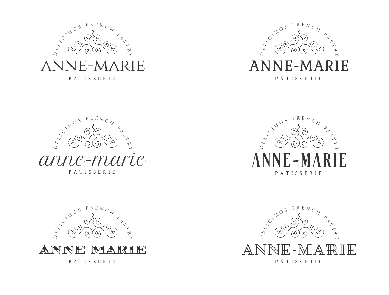 Logo-Design von wonderland für Anne Marie patisserie | Design #12597020
