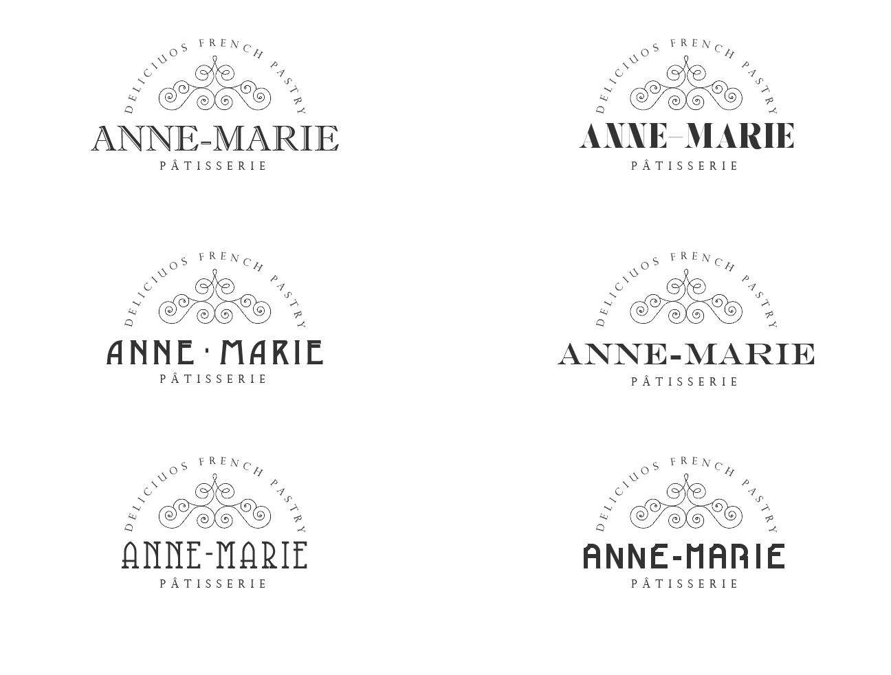 Logo Design by wonderland for Anne Marie patisserie | Design #12597050
