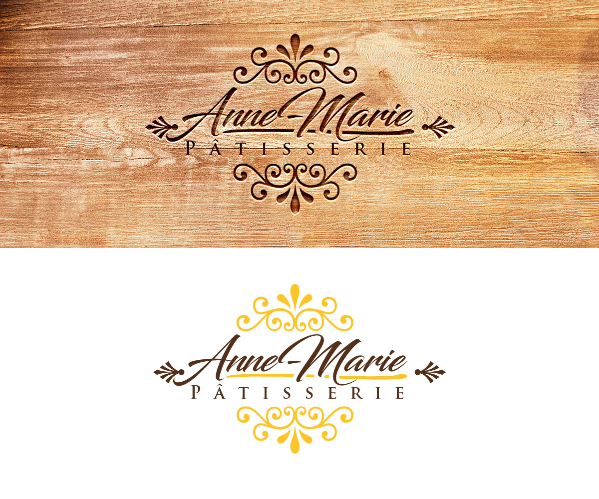 Logo Design by PsyPen for Anne Marie patisserie | Design #12578317