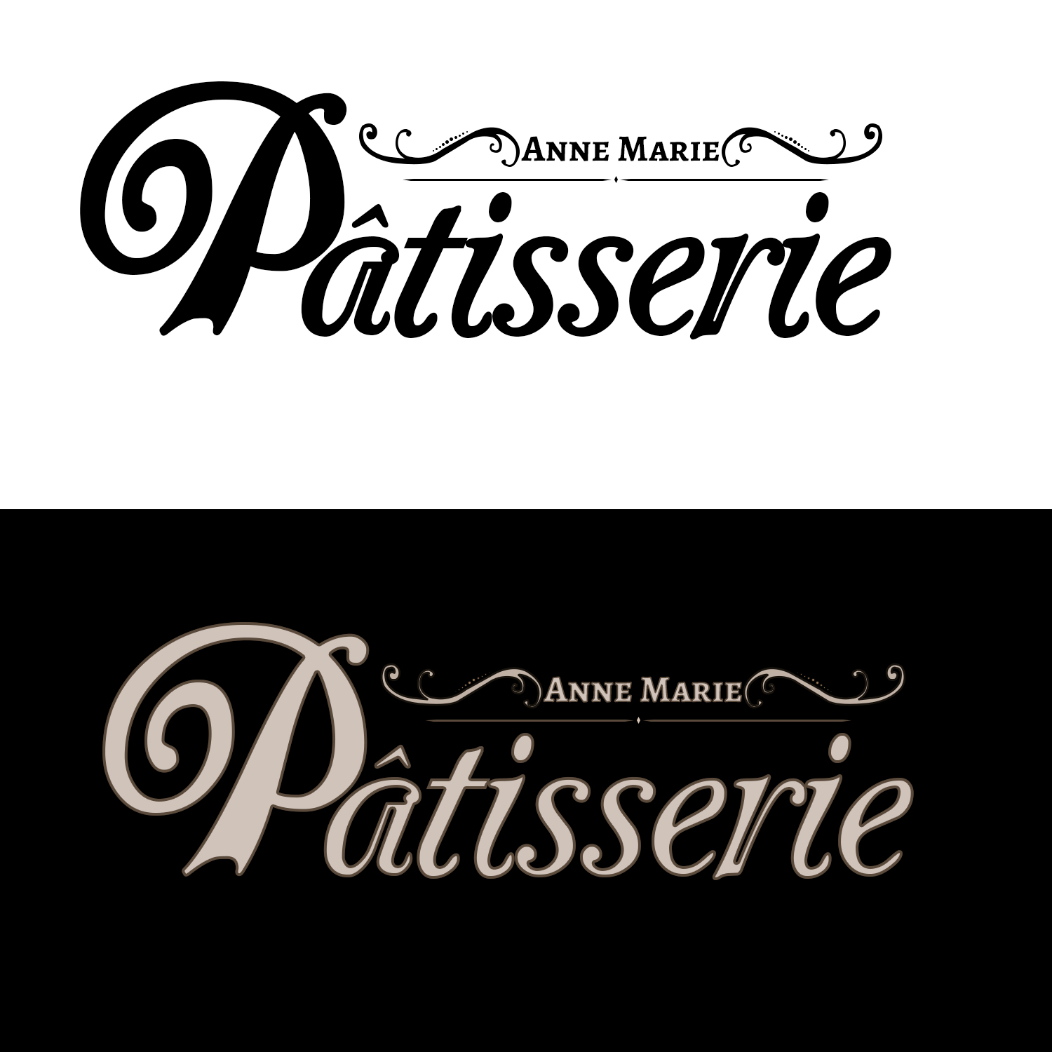 Logo Design by guilhermecavalcante for Anne Marie patisserie | Design #12591725