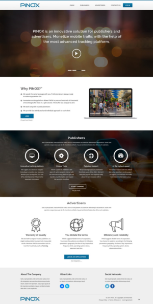 Web Design by pb for this project | Design: #12603034