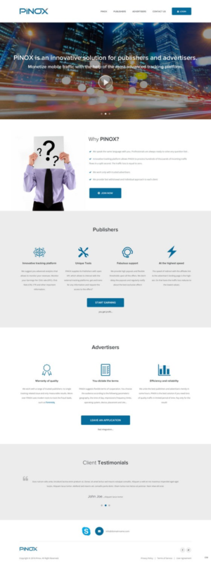 Web Design by pb for this project | Design: #12621120