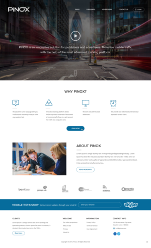 Web Design by pb for this project | Design: #12739559