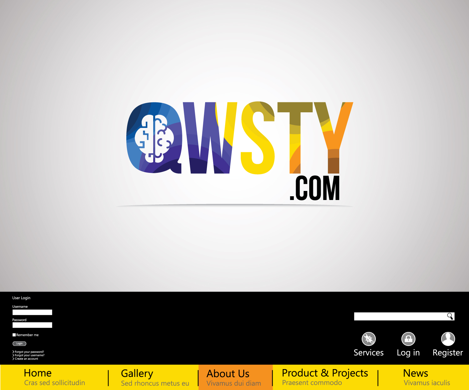 Logo Design by FLoc! Studio for Qwsty.com | Design #12674160