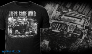 T-shirt Design by Mayonpx for Jeep Gone Wild | Design: #12620990