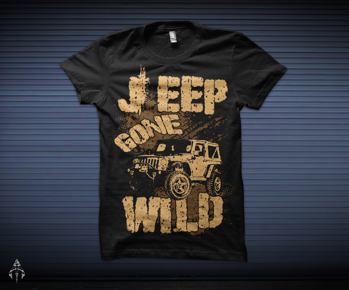 T-shirt Design by Aurelio III for Jeep Gone Wild | Design #12611027