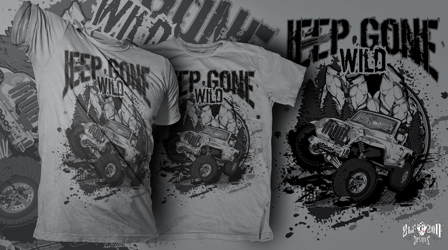 T-shirt Design by zleezoo for Jeep Gone Wild | Design #12591883