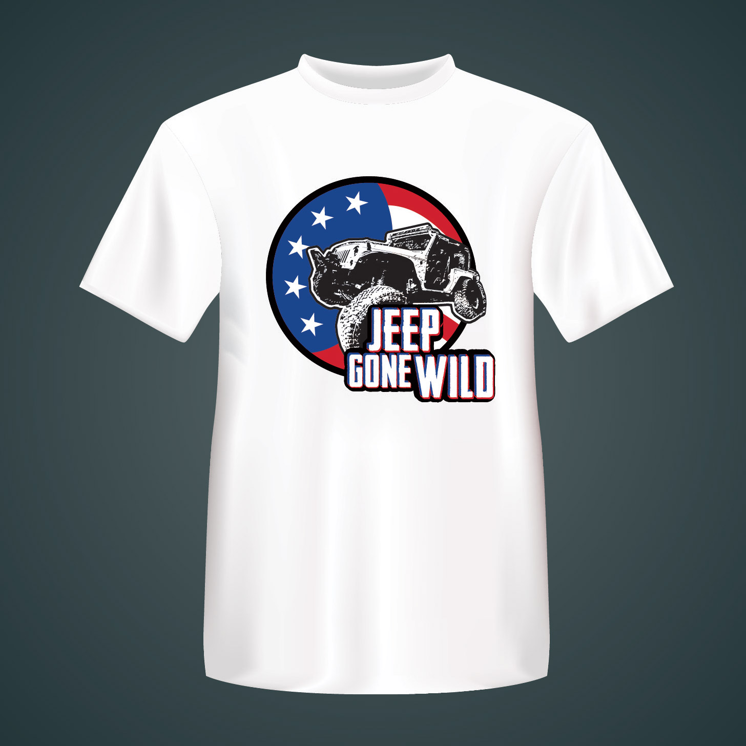 T-shirt Design by robdavidson for Jeep Gone Wild | Design #12571655