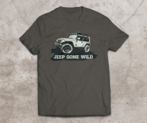 T-shirt Design by Hugo B. for Jeep Gone Wild | Design: #12636161