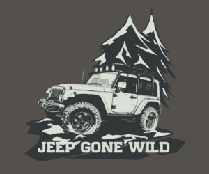 T-shirt Design by Hugo B. for Jeep Gone Wild | Design: #12636662