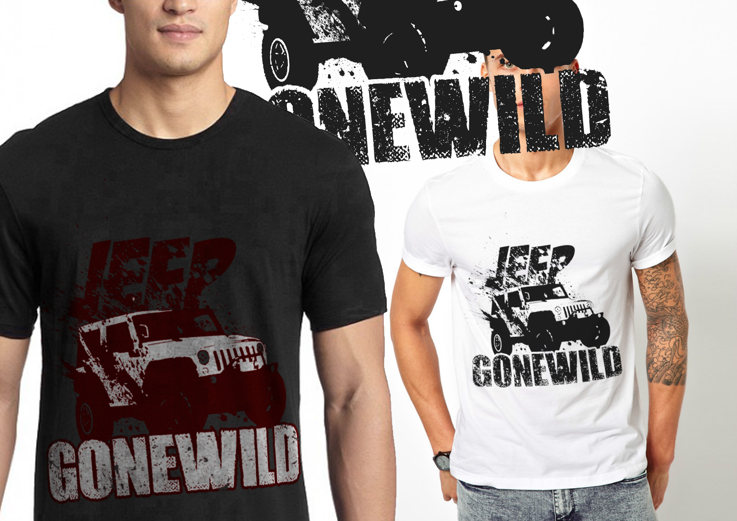 Diseño de Camiseta por petowesd para Jeep Gone Wild | Diseño #12577749