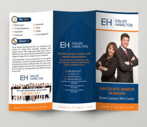 Law Firm Brochure www.e-hlegal.com | Flyer-Design von aspiremedia