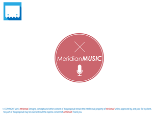 Diseño de Logo por ARTMD para Meridian Music | Diseño: #2442152