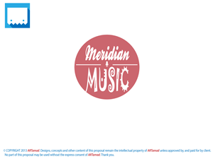 Diseño de Logo por ARTMD para Meridian Music | Diseño: #2442442