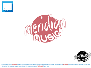Diseño de Logo por ARTMD para Meridian Music | Diseño: #2442469