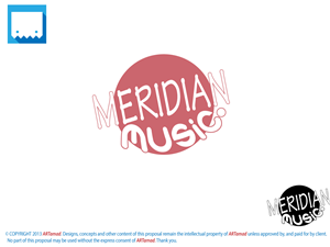 Diseño de Logo por ARTMD para Meridian Music | Diseño: #2442477