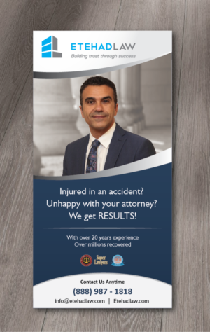 Personal Injury Law Firm Needs a Flyer for display at Medical Facilities