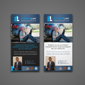 Personal Injury Law Firm Needs a Flyer for display at Medical Facilities | Flyer Design by Gfx.26™