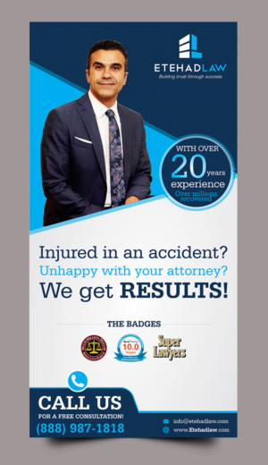 Personal Injury Law Firm Needs a Flyer for display at Medical Facilities | Flyer-Design von ecorokerz