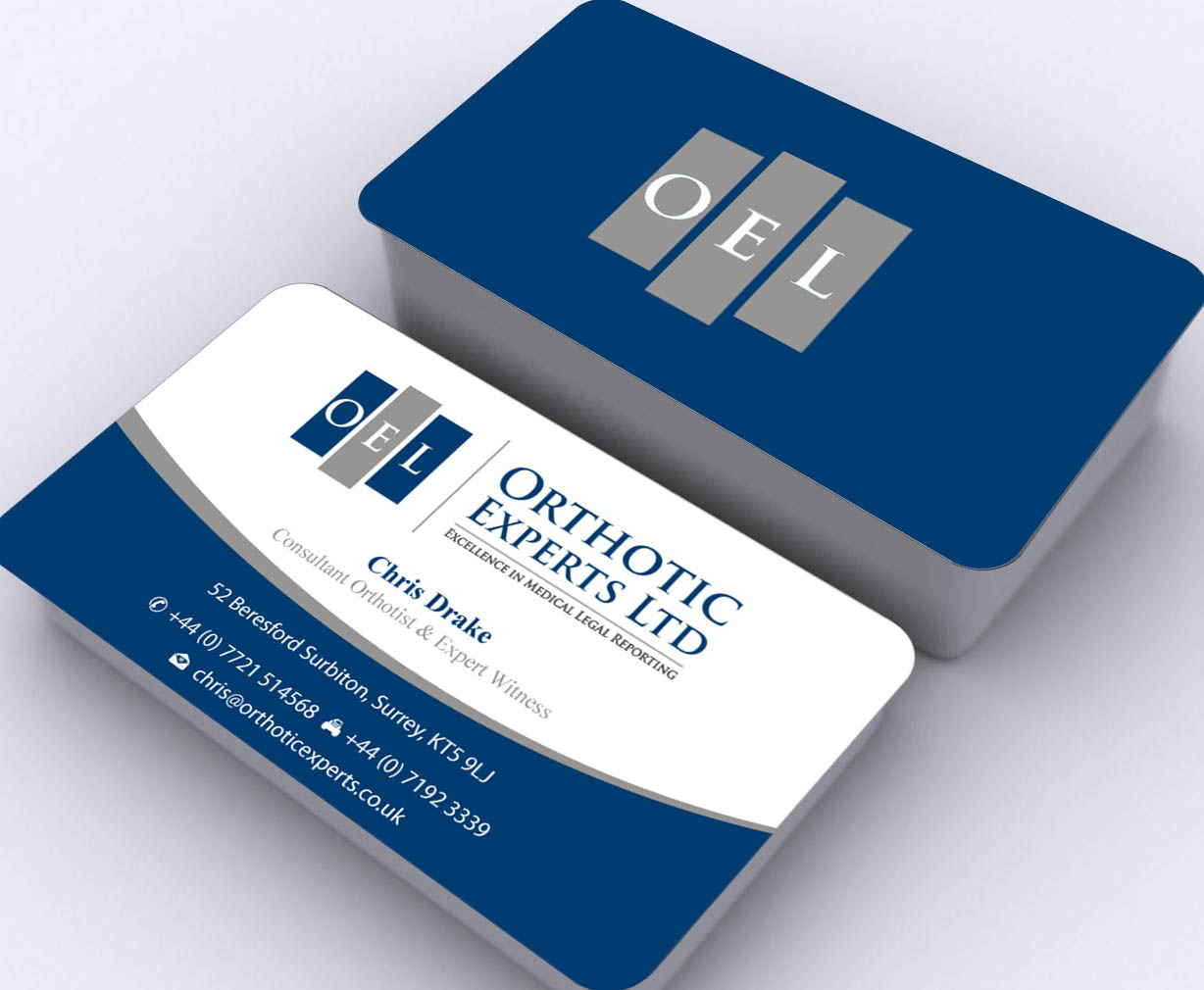 Business Card Design by Sbss for Orthotic Experts Ltd | Design #2420264