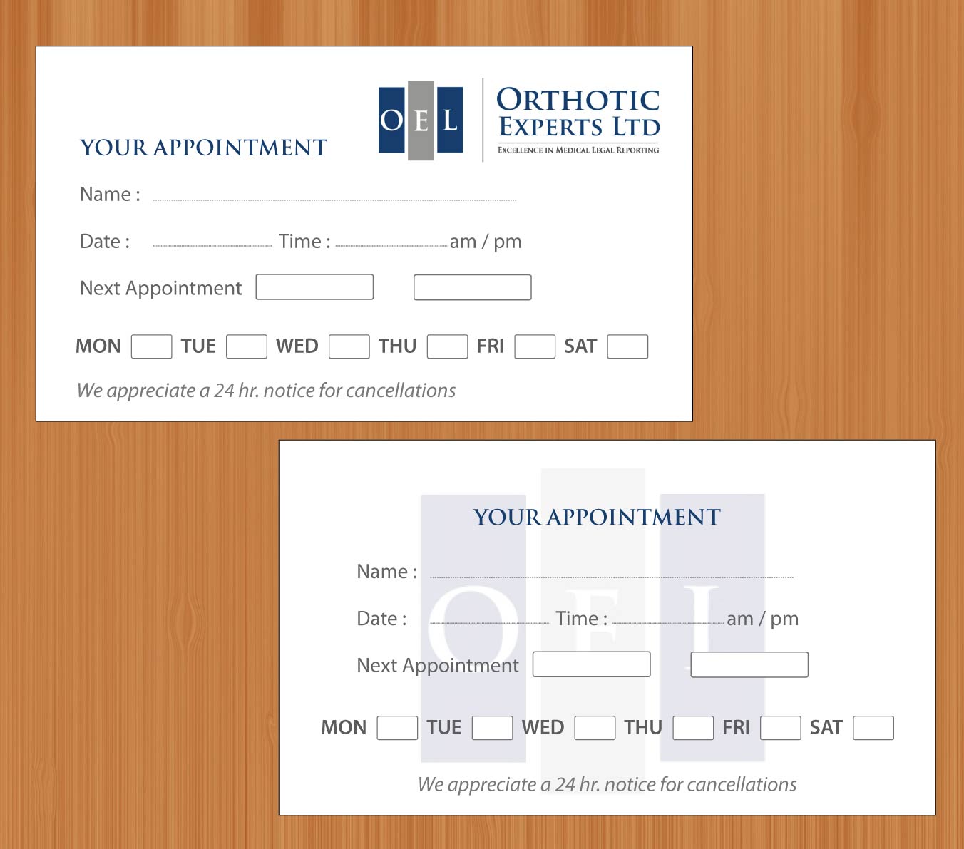 Business Card Design by Sbss for Orthotic Experts Ltd | Design #2420276