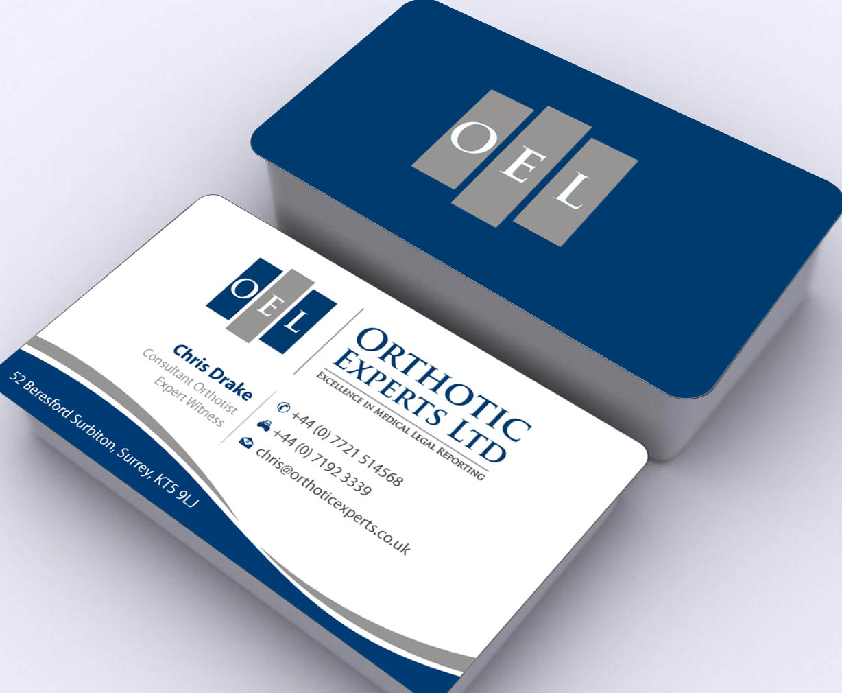 Diseño de Tarjeta de Presentación por Sbss para Orthotic Experts Ltd | Diseño #2420284
