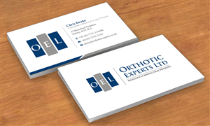 Business Card Design by Sbss for Orthotic Experts Ltd | Design: #2420794